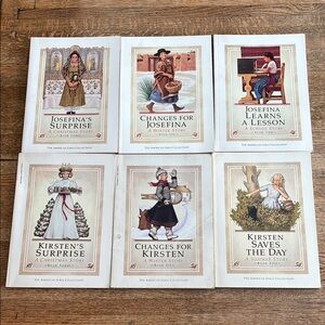 Vintage Kirsten and Josefina American Girl Collection Books Set of six